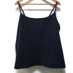 LANE BRYANT navy camisole adjustable straps